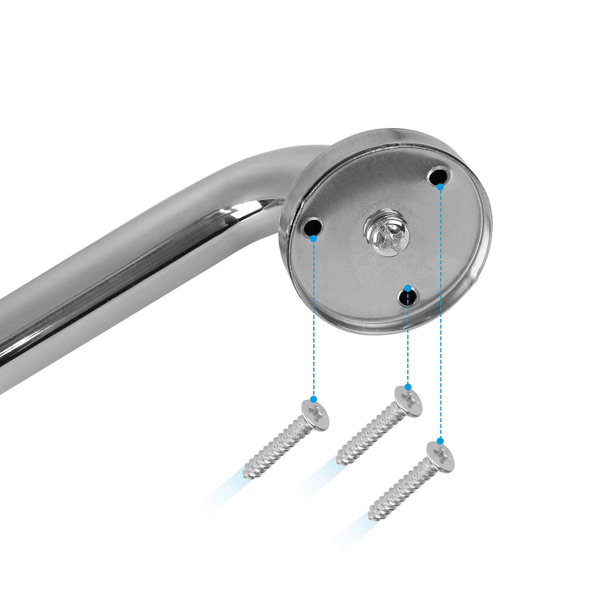 MÖBELGRIFF 1er-Set 250 mm Edelstahl - Silberfarben, Metall (0.22/2.85/2.85cm)