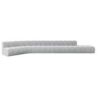 ECKSOFA modulares Sofa Brilo-L3 - 562x174x70 cm Grau - Grau, Holzwerkstoff/Textil (562/174cm) - ALTDECOR