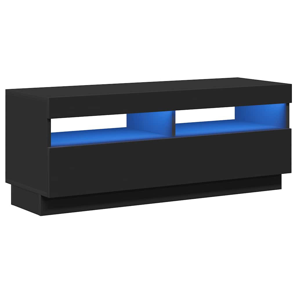 vidaXL Lowboard Schwarz 100x40x35 cm