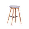 HOCKER Kunststoff Hellgrau - Hellgrau, Kunststoff (54/83/45cm) - Nest Dream