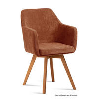 ARMLEHNSTUHL (8er-Set) Dolli 57x87x60 Eiche geölt/Cognac - Cognac/Eichefarben, Kunststoff (60/87/57cm) - 58aufmkessel