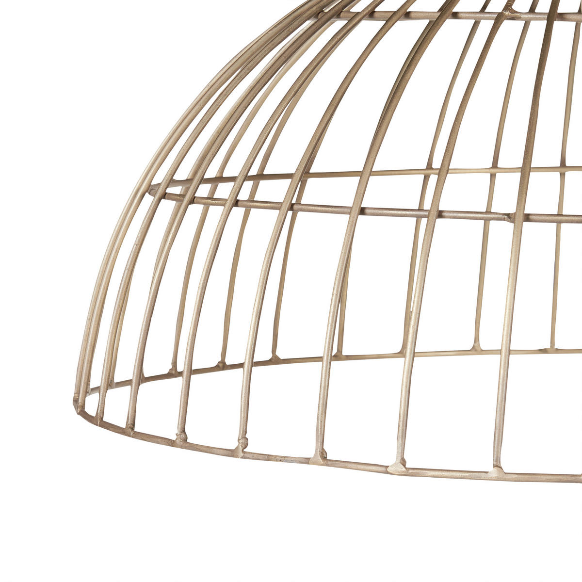 HÄNGELEUCHTE Mahanadi 50/50/141 cm - Messingfarben, Metall (50/50/141cm) - Beliani