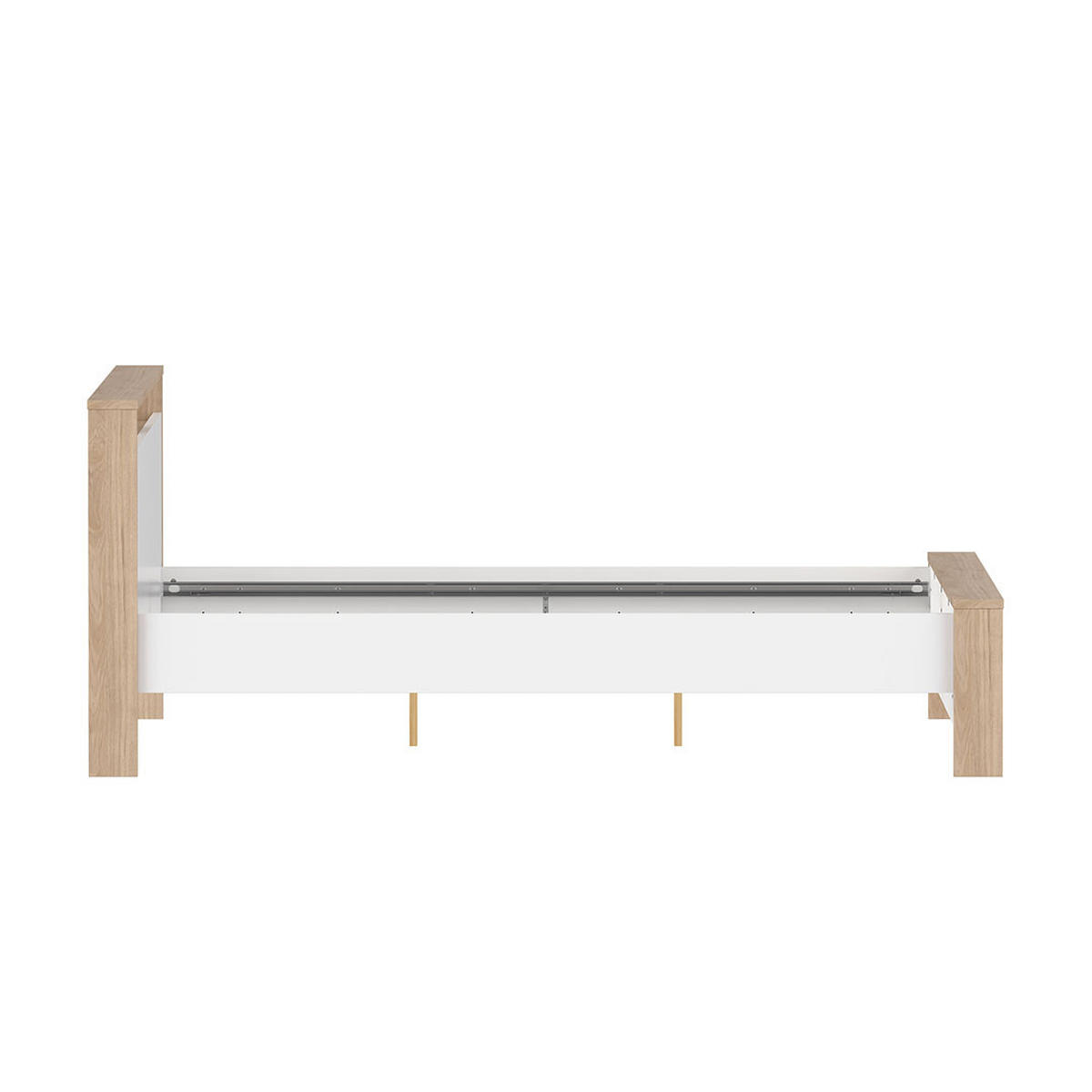 BETT, Next, Weiß, Holzwerkstoff, 151 x 225 x 93 cm - Weiß, Holzwerkstoff (140/200cm) - ebuy24