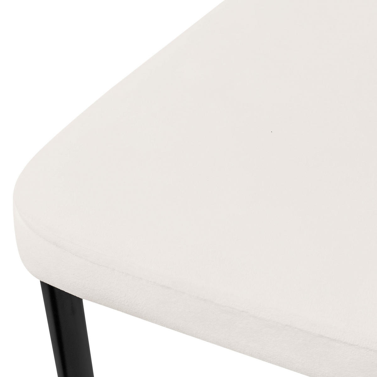 ESSZIMMERSTUHL weiß 4er Set - Weiß, Metall (42/97/42cm) - ML-DESIGN