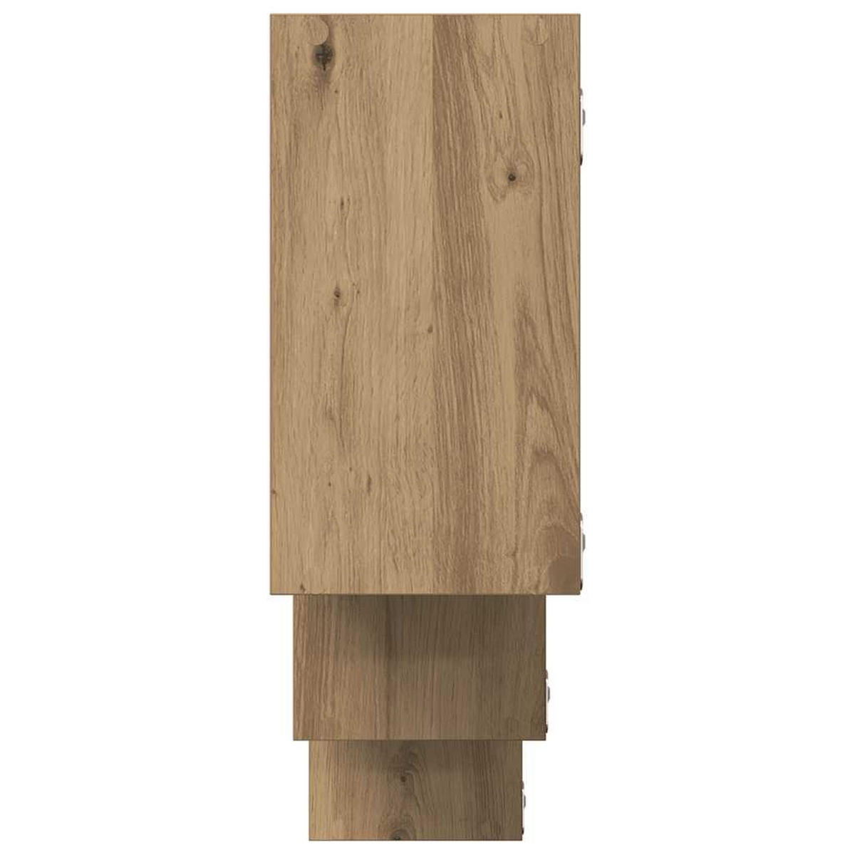 WANDREGAL Artisan-Eiche 159/18/66 Cm Holzwerkstoff - Braun, Holzwerkstoff (18/66/159cm) - vidaXL