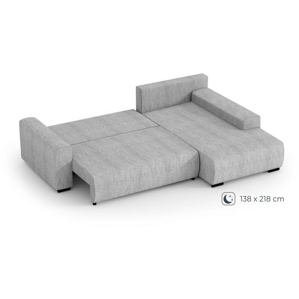 Thumbnail - Beautysofa Eckschlafsofa, Olivgrün, Textil, L-Form, 271x185 cm, Wohnzimmer, Sofas & Couches, Wohnlandschaften, Ecksofas