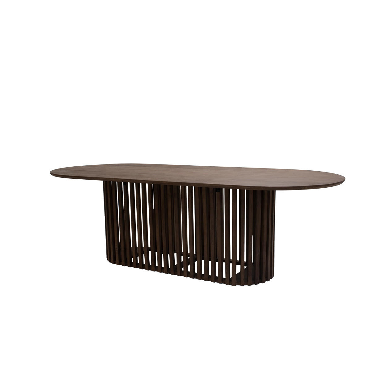 ESSTISCH aus Mangoholz 200x110x76cm, dunkelbraun - Dunkelbraun, Holz (200/110/76cm) - Giga Meubel