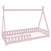KINDERBETT Tipi 90x200 cm Rosa - Pink, Holz (90/200cm) - ML-DESIGN