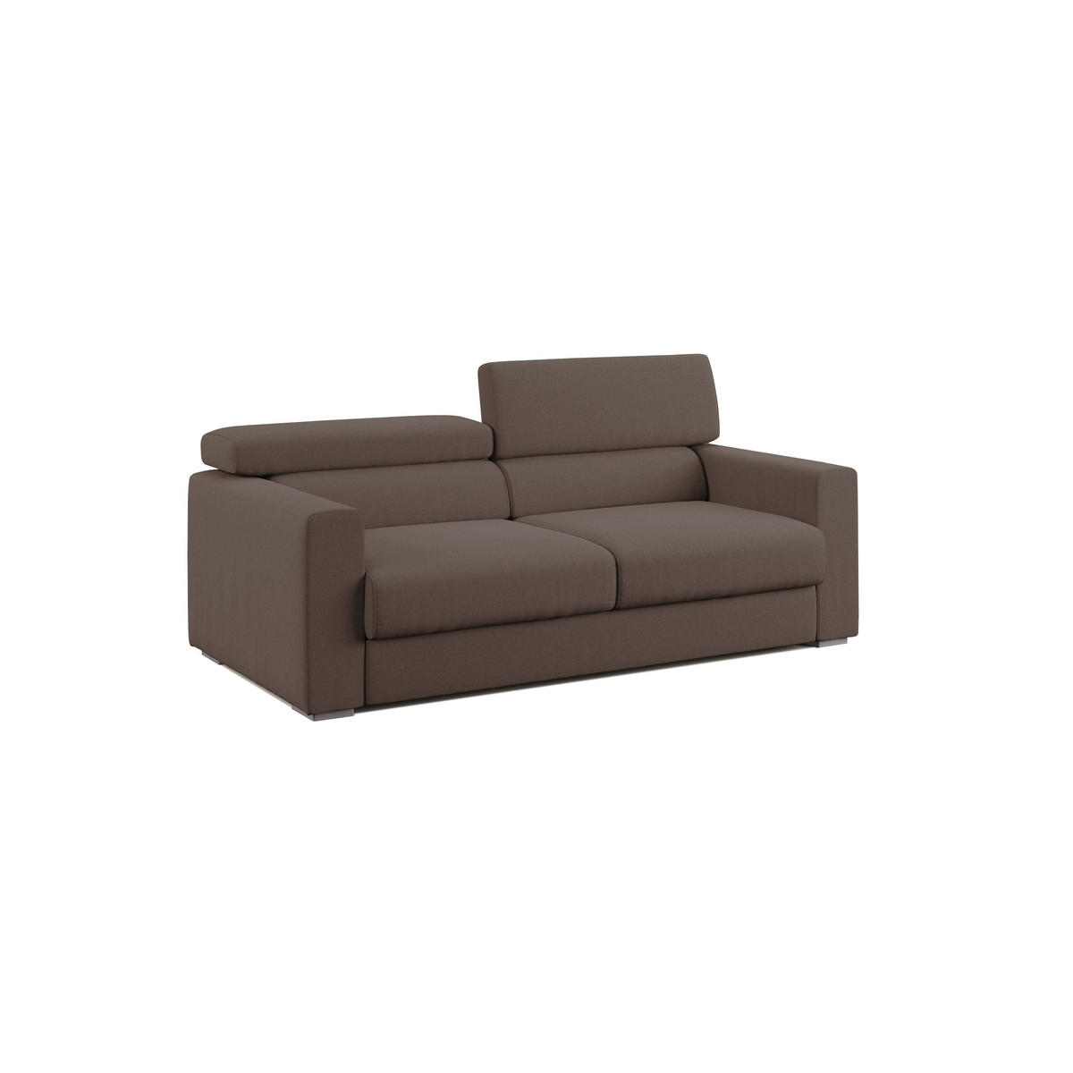 LINEARSOFA Dylan - Braun, Textil (188/89/100cm) - Divani.store