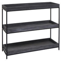 REGAL stopnja - siva, les (100/90/35cm) - MCW