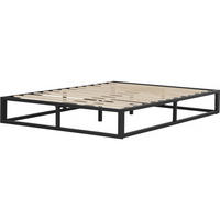 LATTENROST Schwarz - Schwarz, Metall (200/160cm) - Habitat Garten