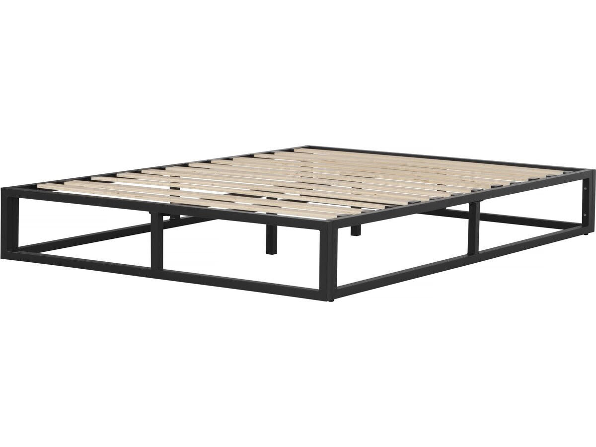 LATTENROST Schwarz - Schwarz, Metall (200/160cm) - Habitat Garten