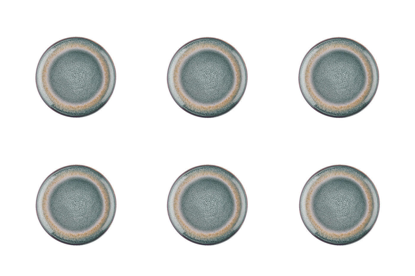 TELLER Genesis Ø16,5cm - 6er-Set - Erde - Grau, Keramik (16.5cm) - Björn