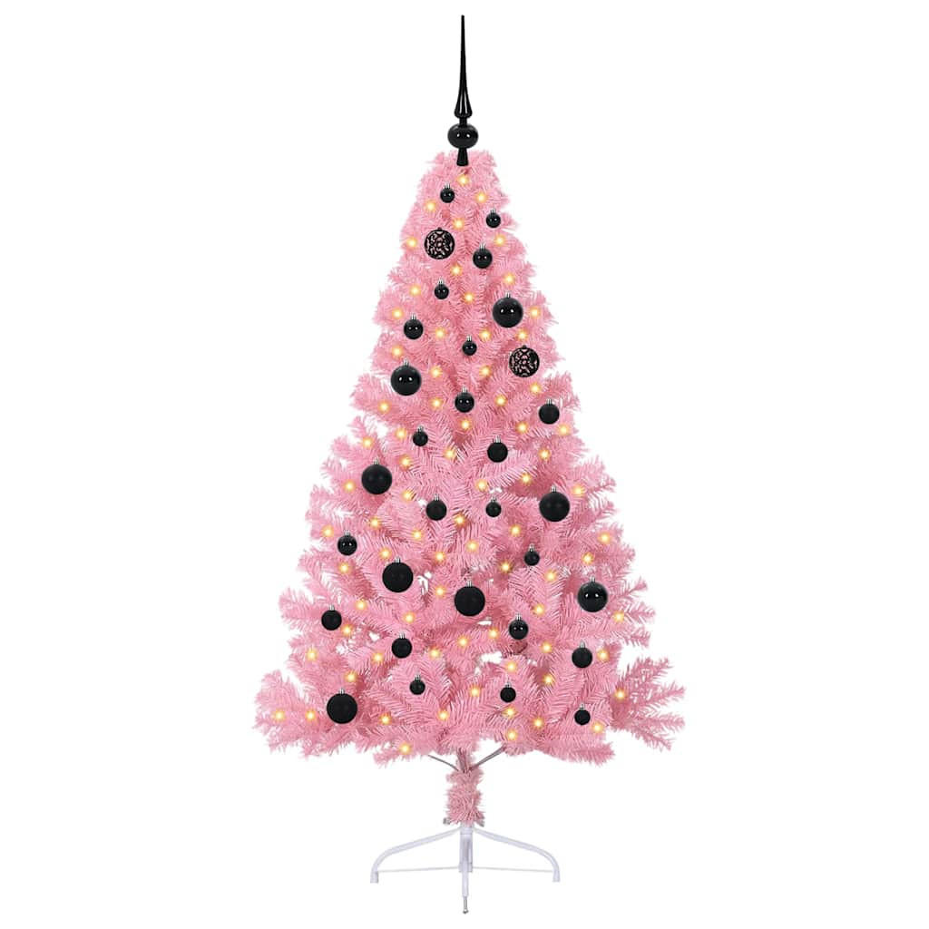vidaXL Weihnachtsbaum Rosa 150 cm