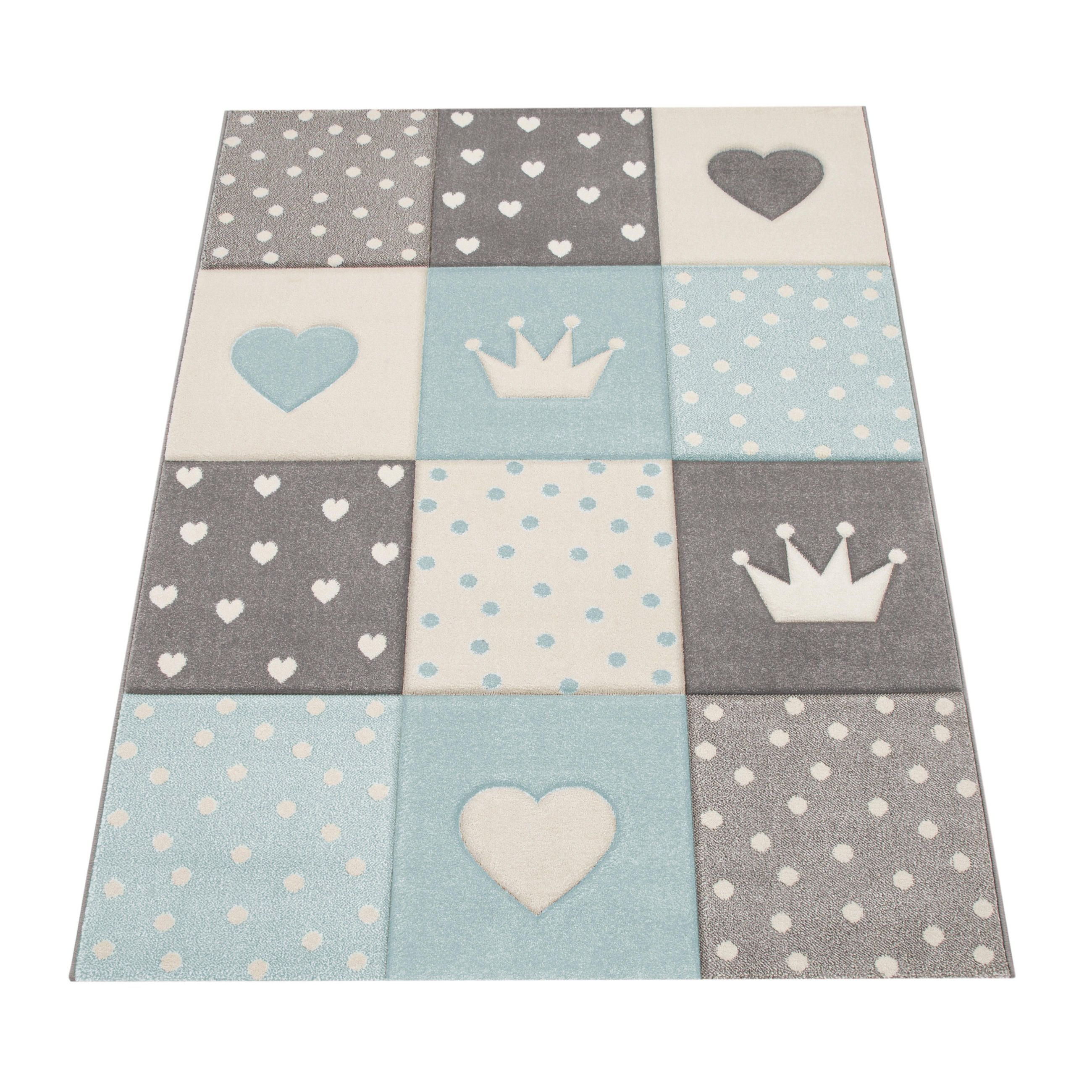 KINDERTEPPICH 133/133 cm Cosmo 339 - Blau, Textil (133/133cm) - Paco Home