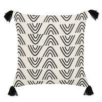 DEKOKISSEN Cremeweiß 45/45 cm Mays - Ecru, Naturmaterialen/Textil (45/45cm) - Beliani