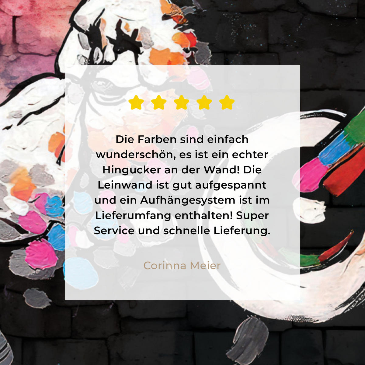 LEINWANDBILD Affe - Graffiti - Musik Wandbilder 80x60 cm - Multicolor, Textil (80/60cm) - MuchoWow