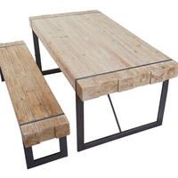 ESSZIMMERGARNITUR Eiche hell 2er-Set - Eiche Artisan, Holz (160/80/90cm) - MCW