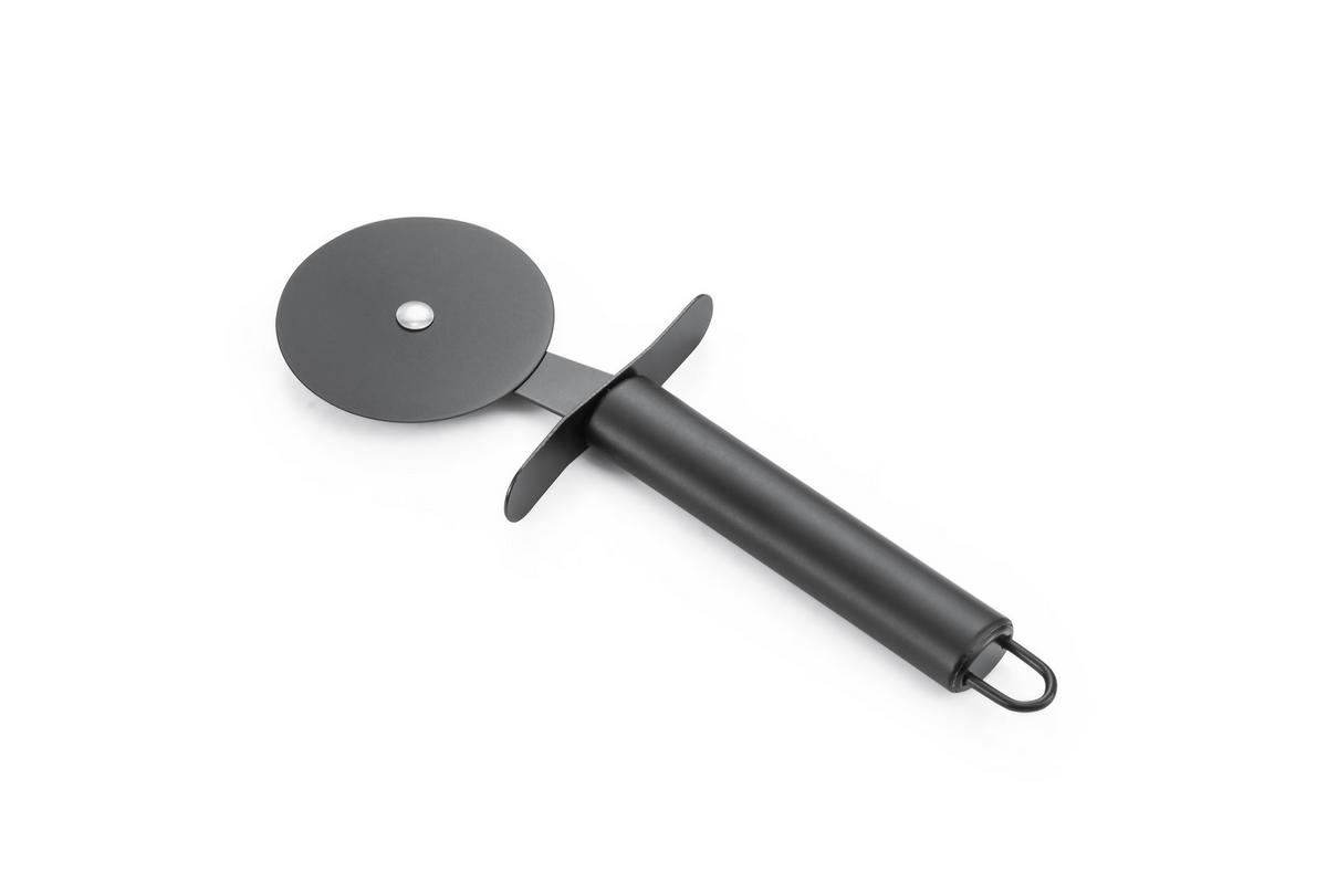 PIZZASCHNEIDER Modern Kitchen Schwarz 20/6.5/1 cm Metall - Schwarz, Metall (6.5/1/20cm) - Mondex