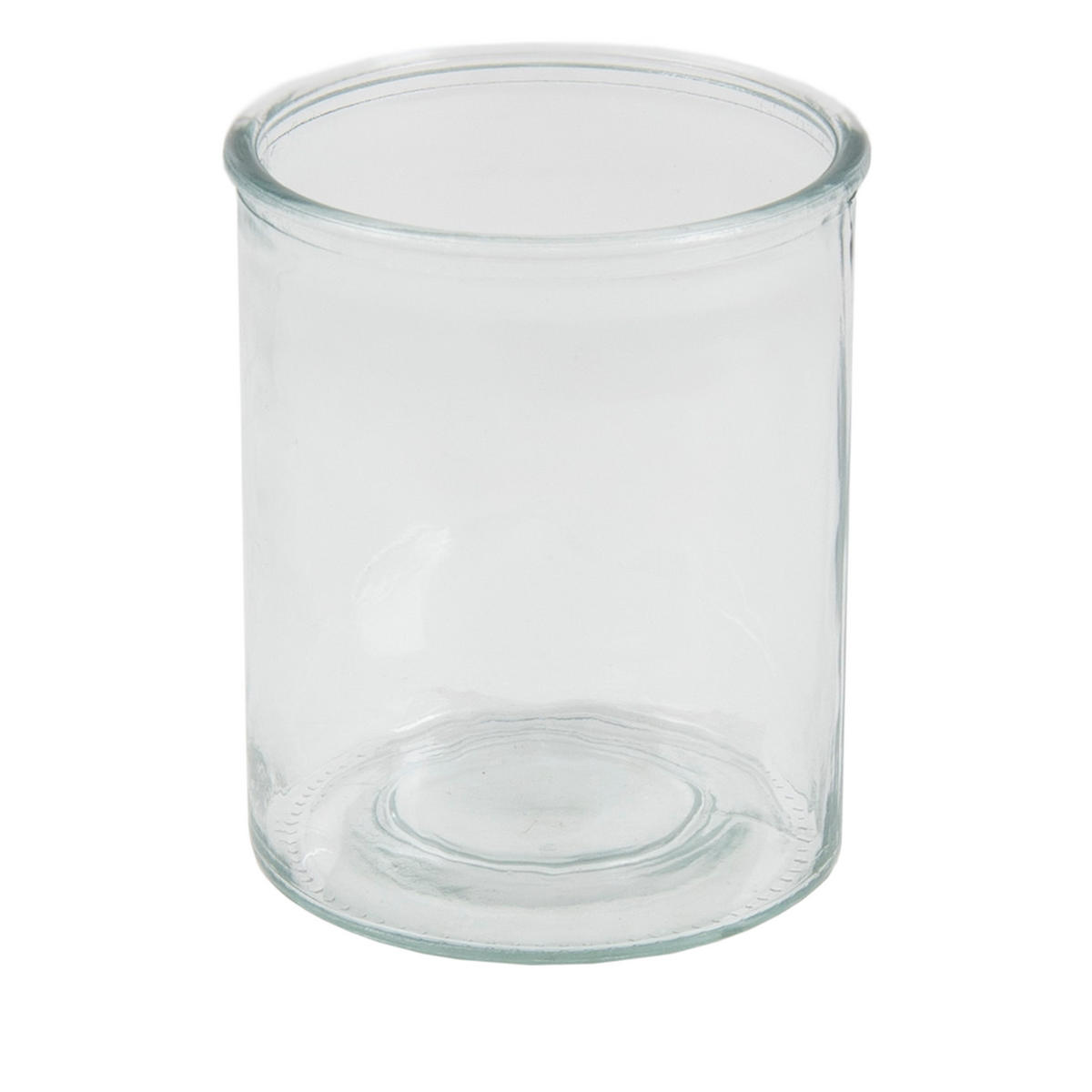 LATERNA Ried 60xØ30 cm přírodní s uchem a skleněnou vložkou - hnědá, přírodní materiály (30/60/30cm) - ECD-Germany