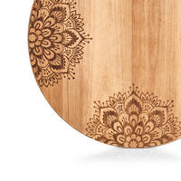SCHNEIDEBRETT Akazienholz 27/27 cm - Braun, Holz (27/27cm) - ZELLER