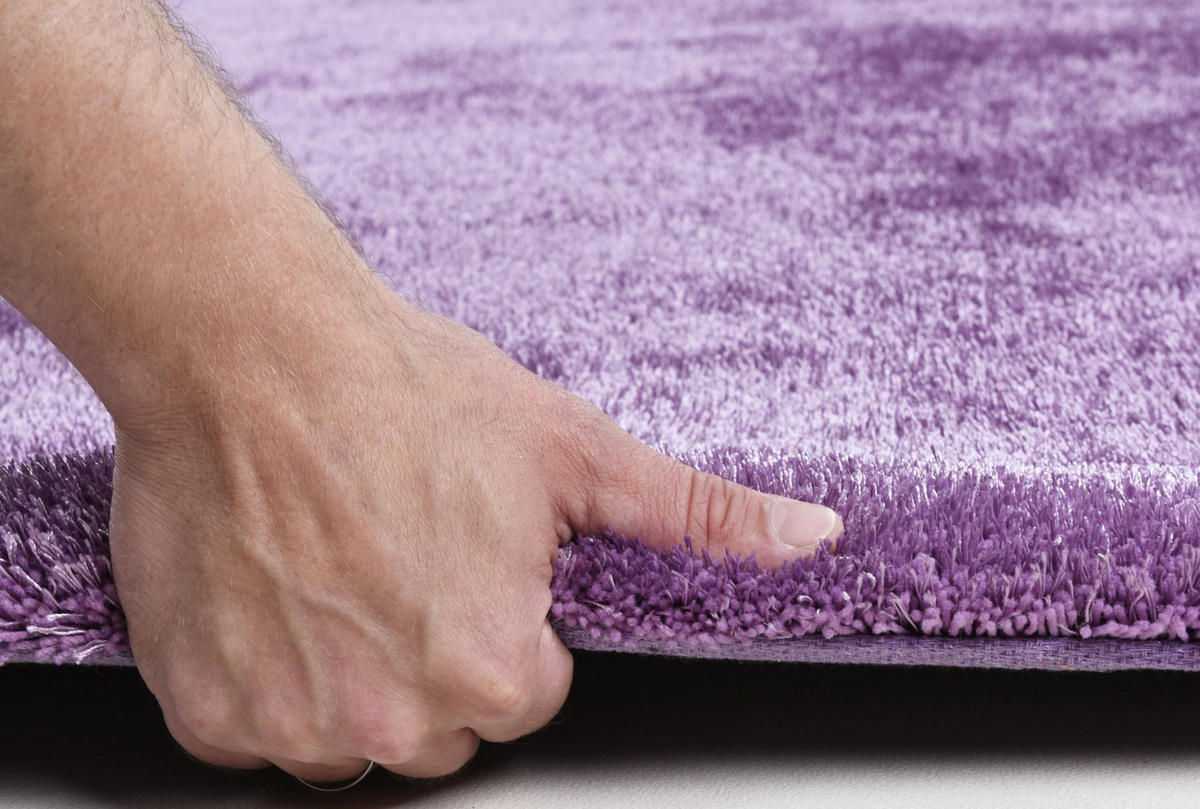 HOCHFLORTEPPICH Alessia 50x80 cm - Lila, Textil (50/80cm) - Gino Falcone