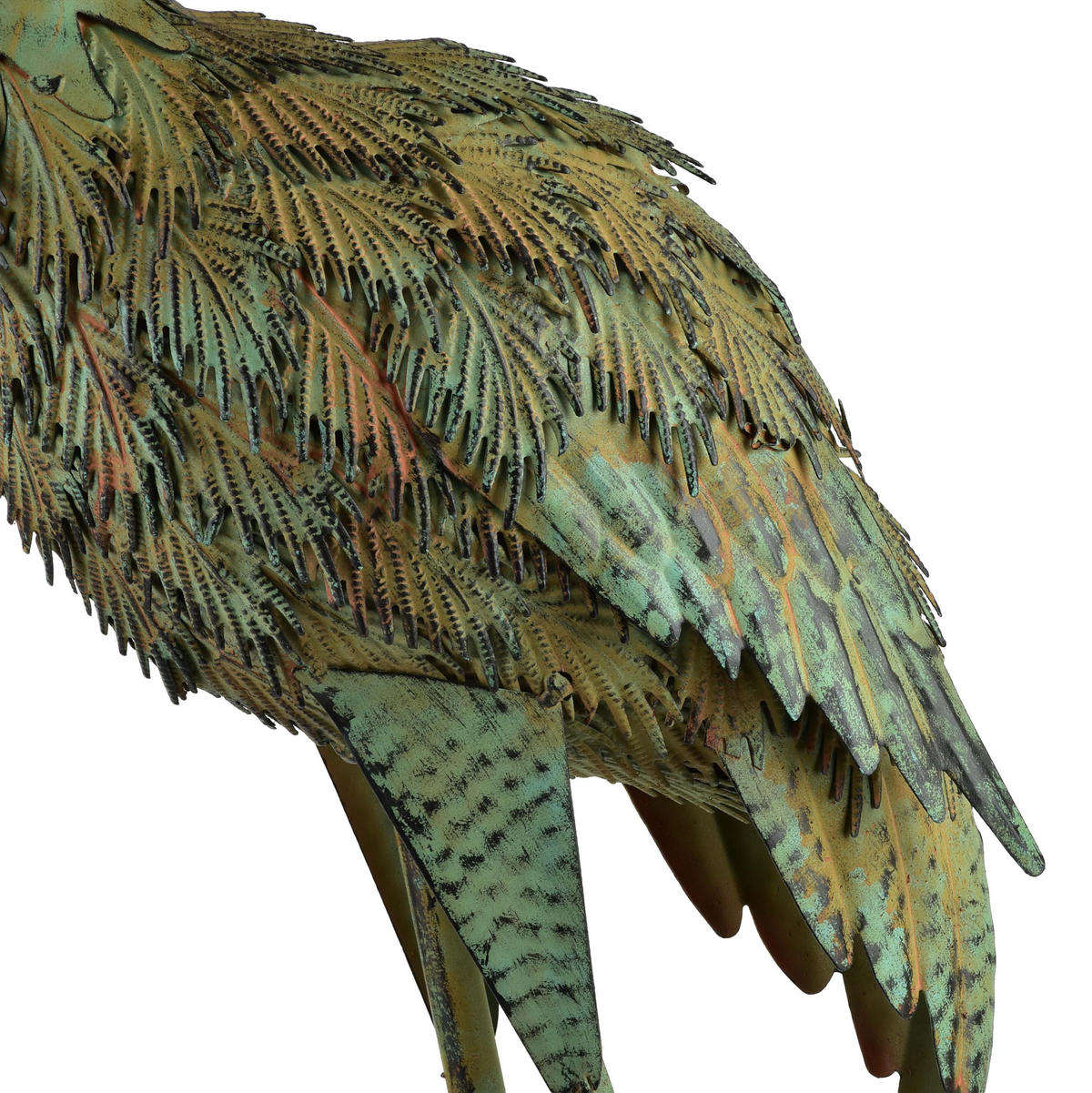 FIGURA CEDRIC, kov, zelená - zelená barva, kov (28/83.5/20cm) - Mondex