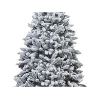WEIHNACHTSBAUM künstlicher DELUXE VIOLA 180 cm, weiß, 2D, 1068 Zweige, inkl. Metallständer - Weiß, Kunststoff/Metall (116/180cm) - LAALU