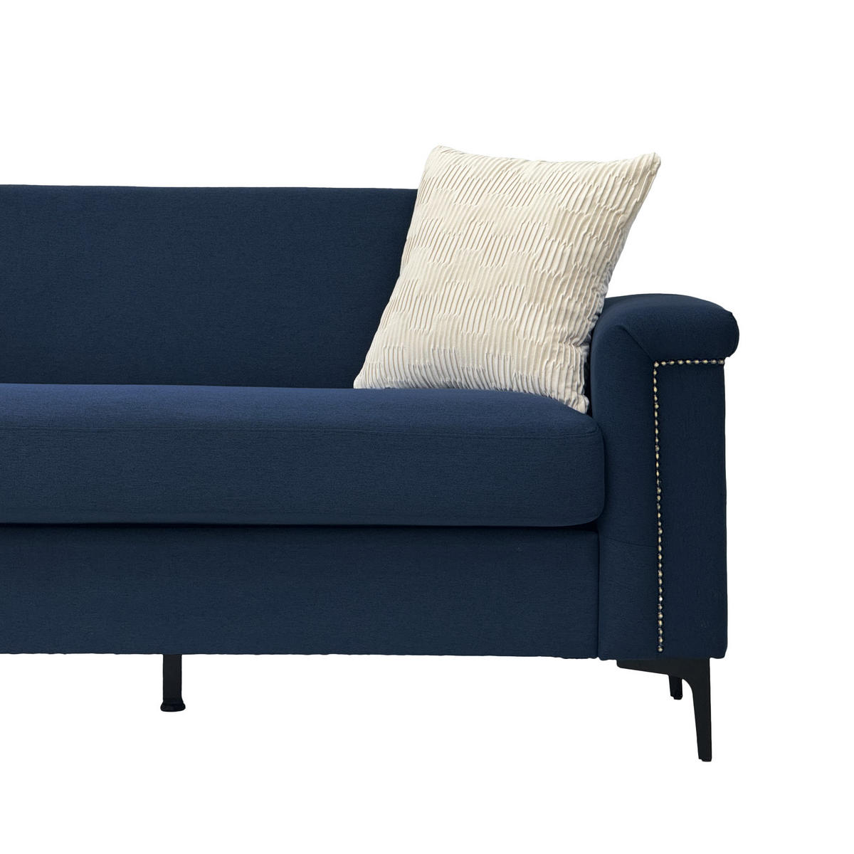 SOFA 2-Sitzer 172/73,5/81,5 cm Blau - Blau, Holz/Textil (73.5/81.5/172cm)