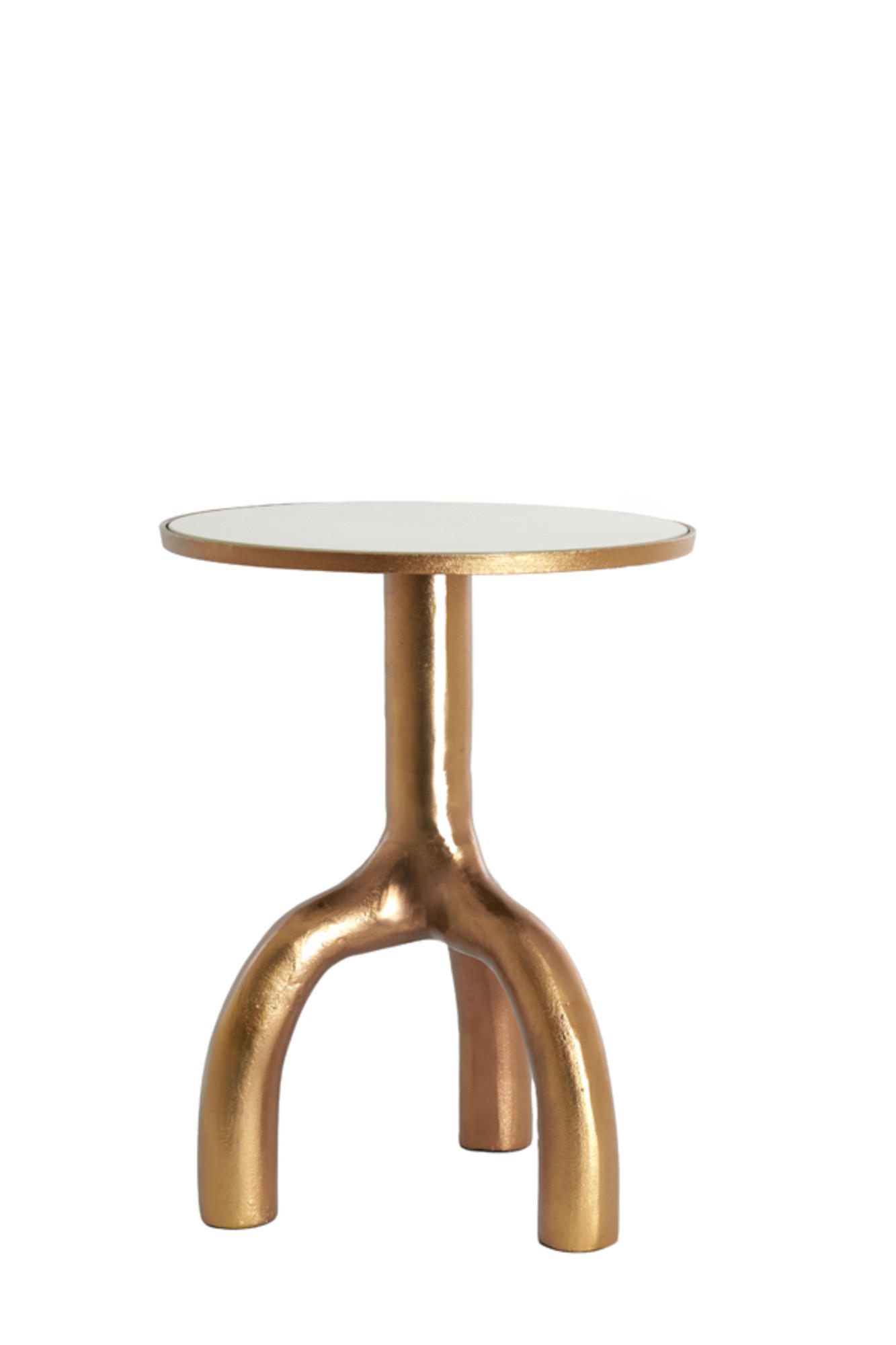 BEISTELLTISCH Mello Braun Ø40,5/53 cm - Braun, Metall (40.5/40.5/53cm) - Light & Living