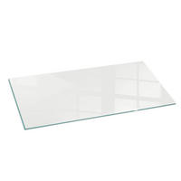 GLASPLATTE für Kamin 125x50 cm Grau - Grau, Glas (125/50/0.4cm) - ArtPrintCave