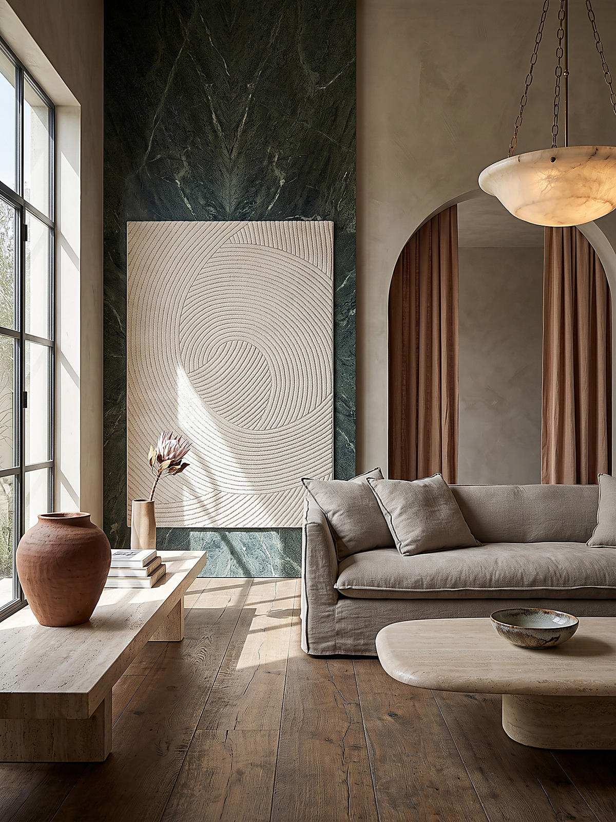 KURZFLORTEPPICH Geometrisch CETINA Polypropylen Creme 140 x 200 cm - Beige, Textil (140/200cm) - KADIMA DESIGN