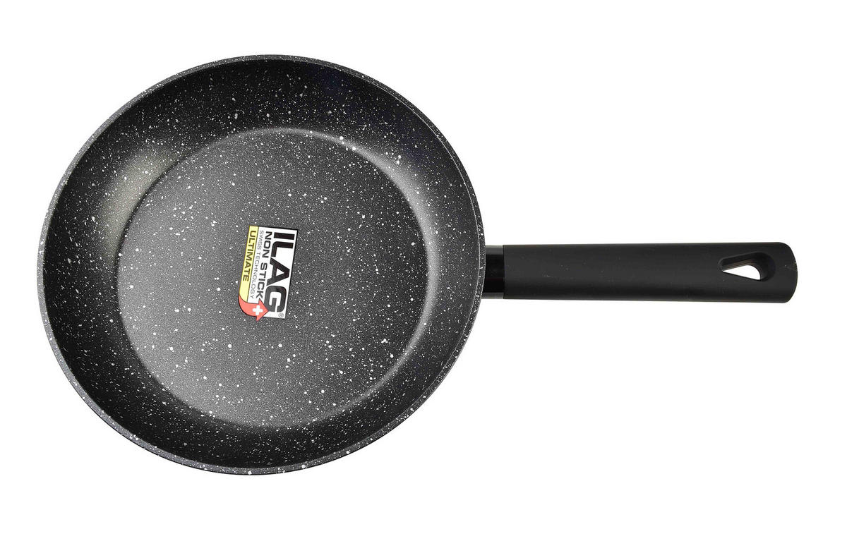 SCHMORPFANNE Valerian Schwarz 24/42/4.9 cm Metall - Schwarz, Metall (24cm) - Mondex