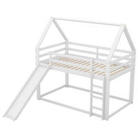 ETAGENBETT Hausform Weiß - Weiß, Holz (90/200cm) - ComfortXL