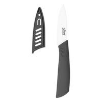 SCHÄLMESSER Zirco 2er Set, Keramik, PP-Kunststoff, Grau, Klinge 7.7 cm - Grau, Keramik (10.5cm) - 5five Simply Smart