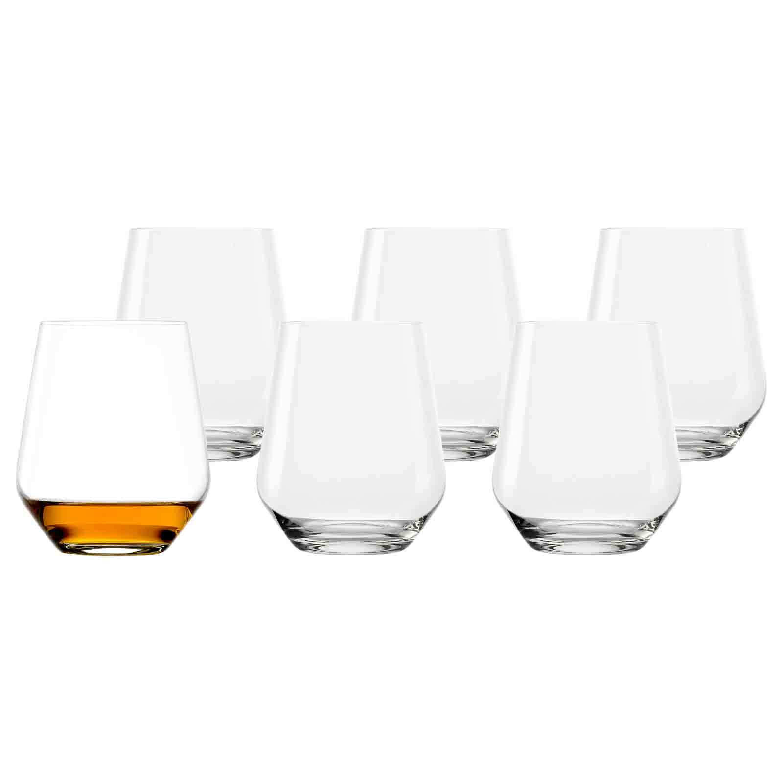 BECHER Revolution Quatrophil transparent 370 ml 6er Set - Transparent, Glas (0.37L) - Stölzle Lausitz