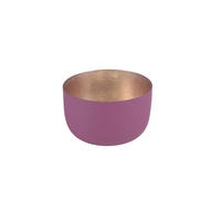 TEELICHTHALTER Madras S, Eisen, Burgundy / Gold, 5 cm - Rot, Metall (5cm) - Gift Company