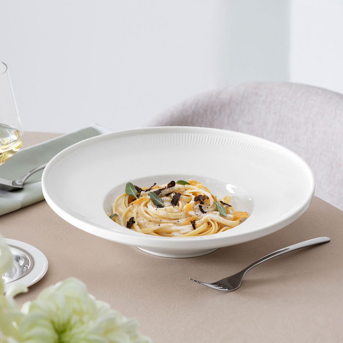 PASTATELLER Afina weiß ø 29 cm 4er Set - Weiß, Keramik (29cm) - Villeroy & Boch