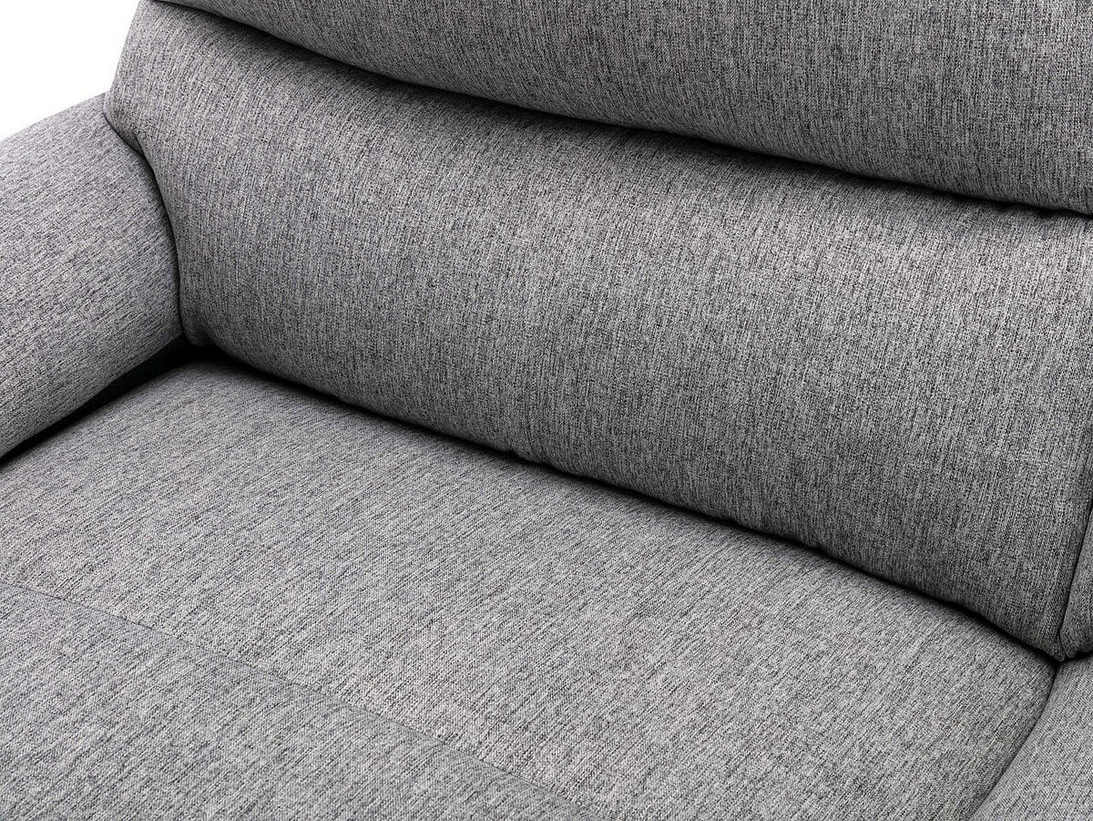 RELAXSOFA - 4 Personen - stoff - hellgrau Lunano - Hellgrau, Textil (234/98/170cm) - Vente-Unique