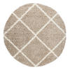 HOCHFLORTEPPICH 80/80 cm Kalmar 441 - Beige, Textil (80/80cm) - Paco Home