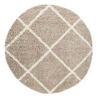 HOCHFLORTEPPICH 80/80 cm Kalmar 441 - Beige, Textil (80/80cm) - Paco Home
