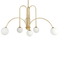 KRONLEUCHTER Forbes 80/80/80 cm - Goldfarben, Metall (80/80/80cm) - Beliani