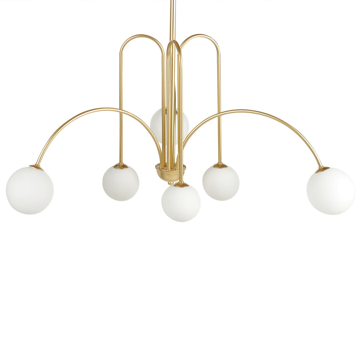KRONLEUCHTER Forbes 80/80/80 cm - Goldfarben, Metall (80/80/80cm) - Beliani