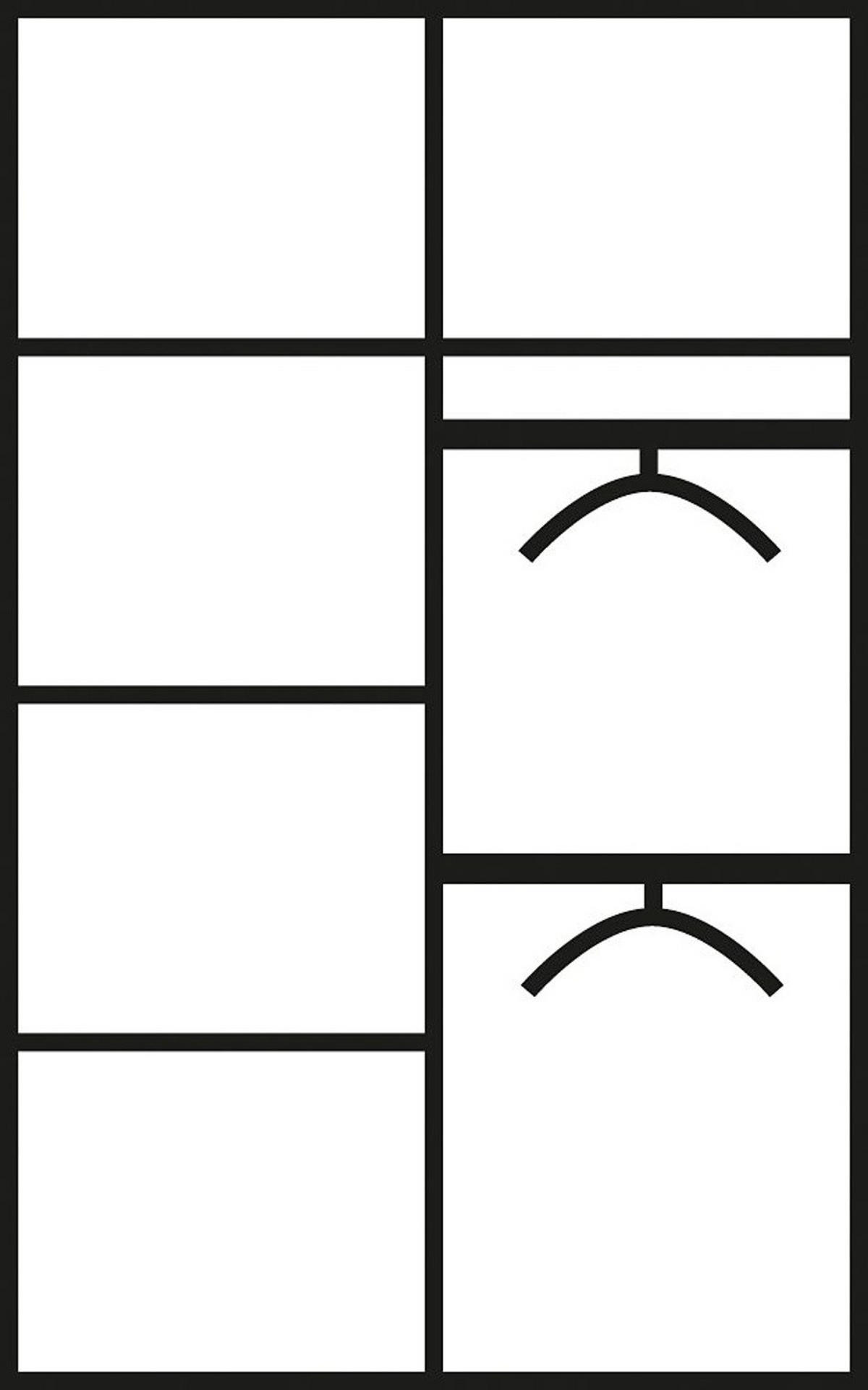 KINDERZIMMER-SET 5-teilig Akazie, weiß, Komplettset mit viel Stauraum - Eichefarben/Silberfarben, Holzwerkstoff/Kunststoff (123/180/203cm) - Parisot Meuble