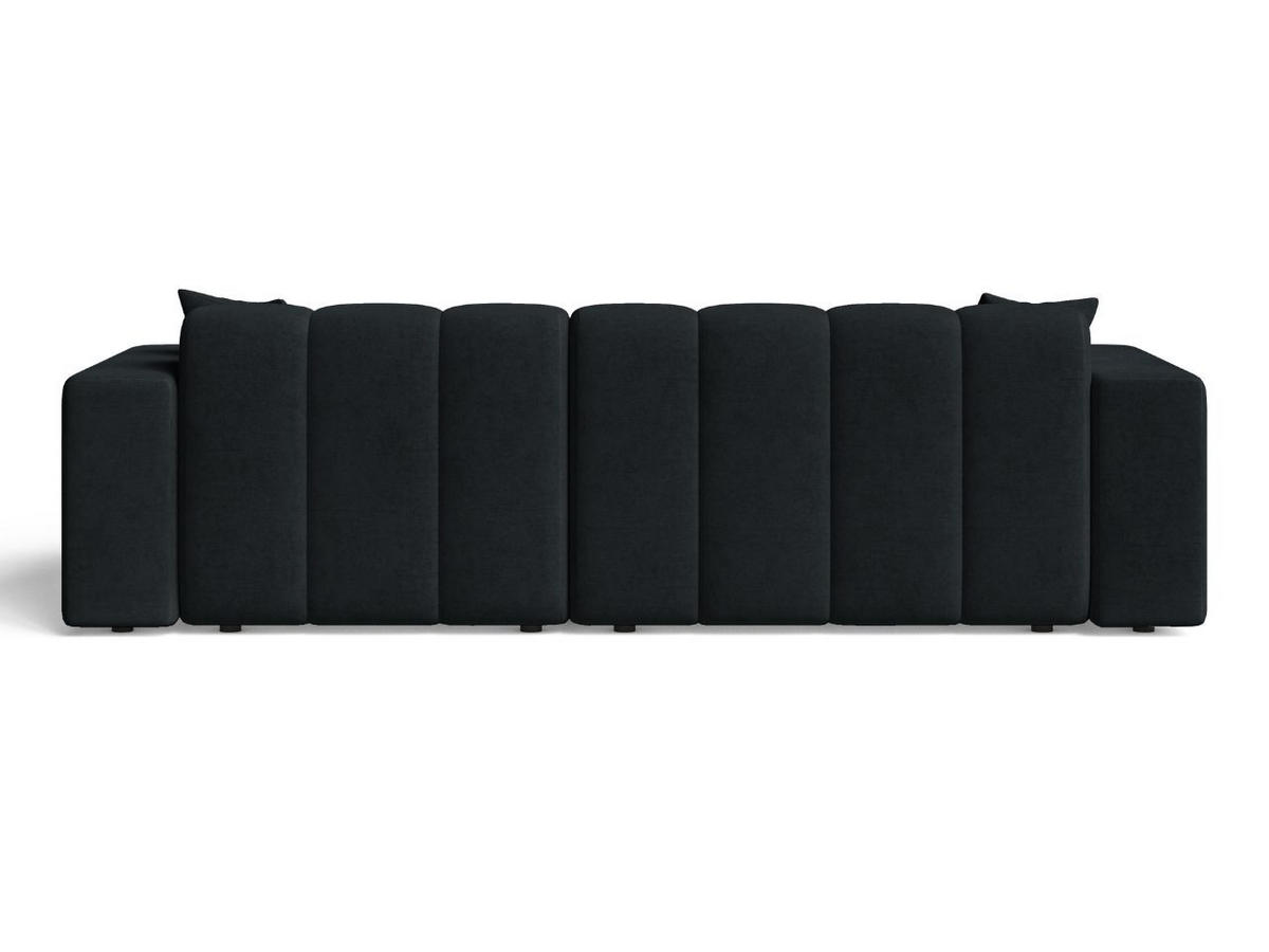 ECKSOFA Nork Schwarz Rechts - Schwarz, Holz/Textil (265/180cm) - Graingold