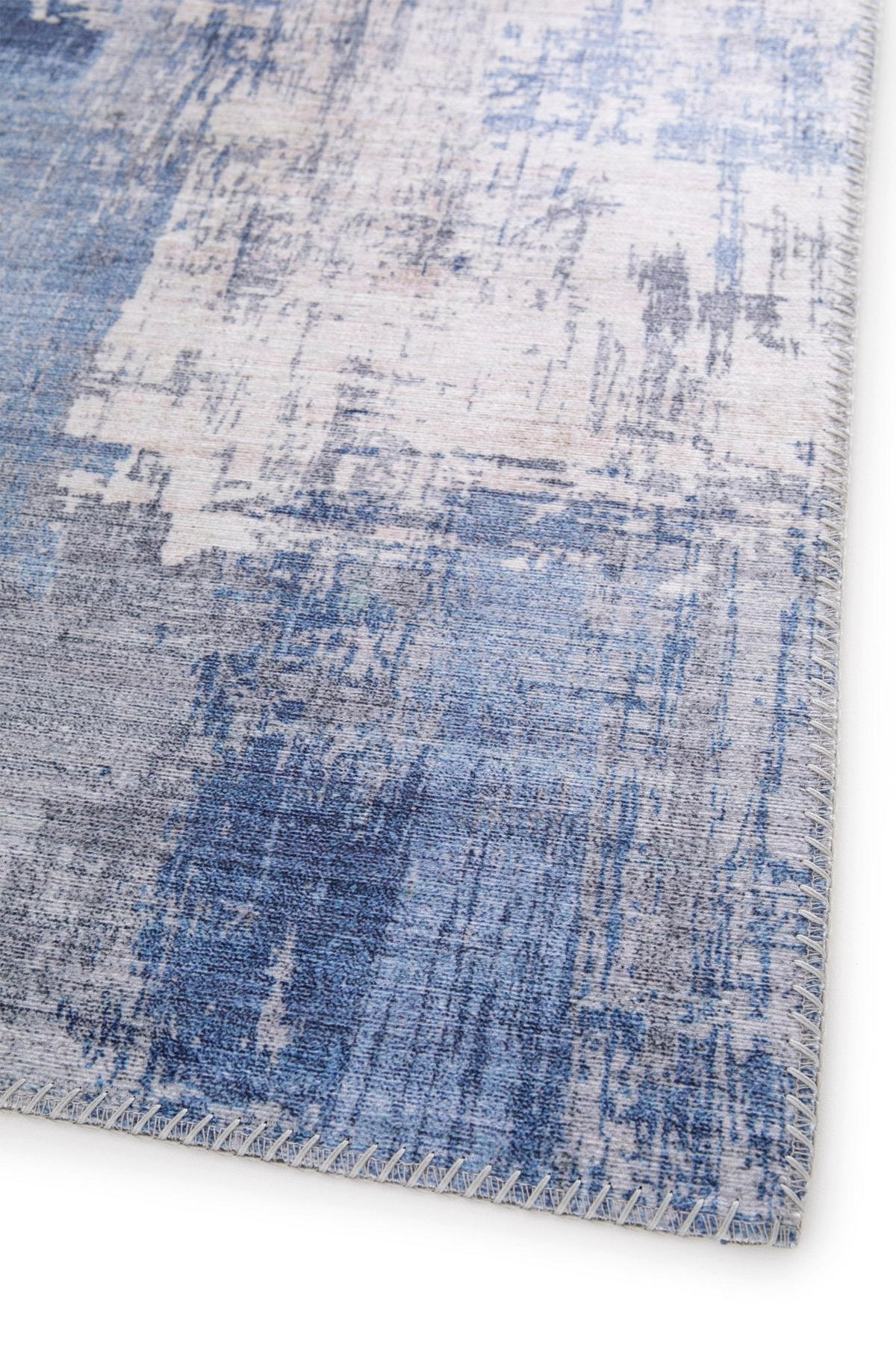TEPPICH Design englische Kettelung blau - Blau, Textil (200/290cm) - AFK Living