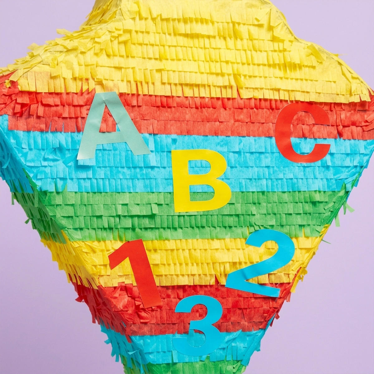 PINATA - Multicolor, Papier/Wellpappe (36/48/7.5cm) - Relaxdays