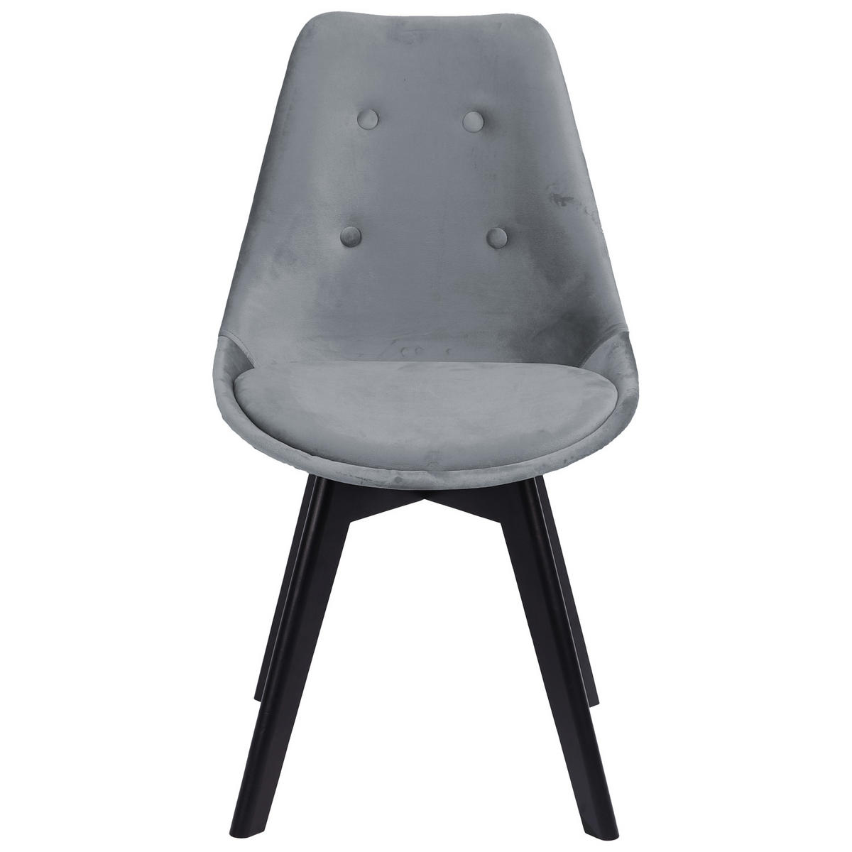 STÜHLE Nora Grau 4er-Set - Grau, Textil (49/81/52cm) - Happy Garden