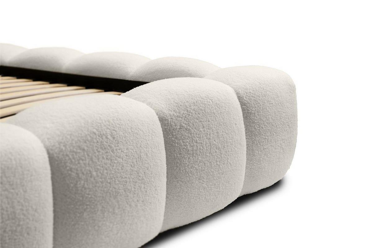 POLSTERBETT Bizu Lattenrost 180x200 Beige - Beige, Holzwerkstoff (180/200cm) - Compleo24