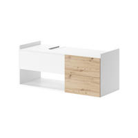 WASCHBECKENUNTERSCHRANK Alf Weiß 105 x 45 cm mit 2 Schubladen - Eichefarben/Weiß, Holzwerkstoff (105/45/43.8cm) - Vicco